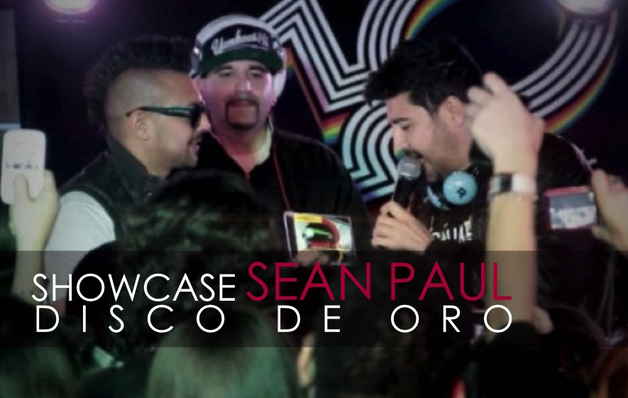 SHOWCASE DE SEAN PAUL Y ENTREGA DEL DISCO DE ORO